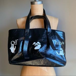 NWT Off-White Leather Commercial 45 Tote